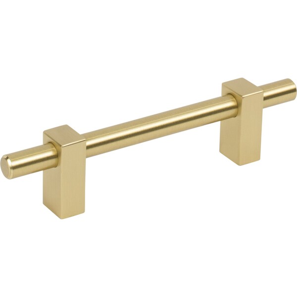 Jeffrey Alexander 96 Mm Center-To-Center Brushed Gold Larkin Cabinet Bar Pull 478-96BG - main